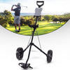 Folding 2 Wheels Push Pull Golf Cart Trolley with Scoreboard