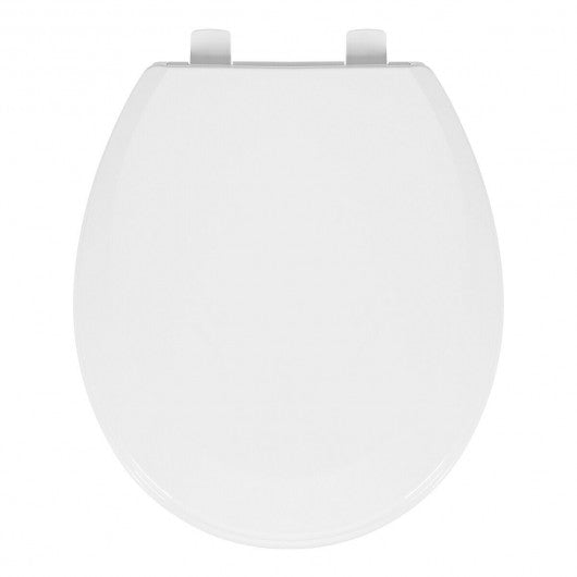 Toddlers & Adult Round Toilet Seat with Built-in Potty