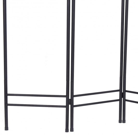 4 Panels Metal Frame Room Private Folding Screen