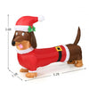 5 ft Inflatable Christmas Dog with LED Lights