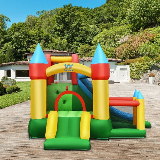 Kids Inflatable Dual Slide Jumping  Castle with 780W Blower