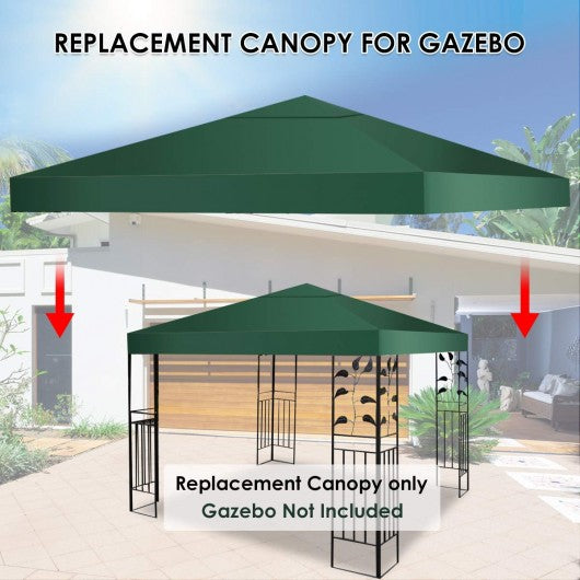 10' x 10' 1-Tier 3 Colors Patio Canopy Top Replacement Cover