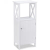 Bathroom Single Door Storage Floor Towels Cabinet