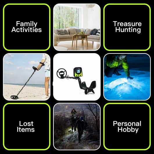 Metal Detectors with Square Back-Lit LCD Display