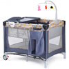 Foldable 2 Color Baby Crib Playpen Playard