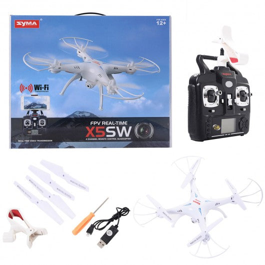 Syma X5SW WIFI FPV 2.4 GHz 4CH 6-Axis RC Quadcopter