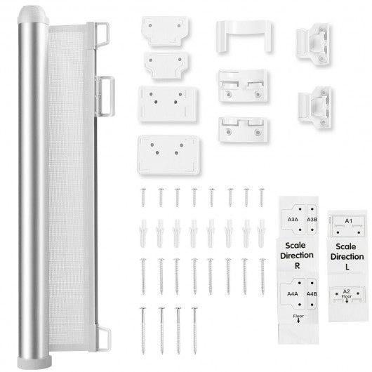 Baby Safety Gate w/ Easy Latch & Flexible Design