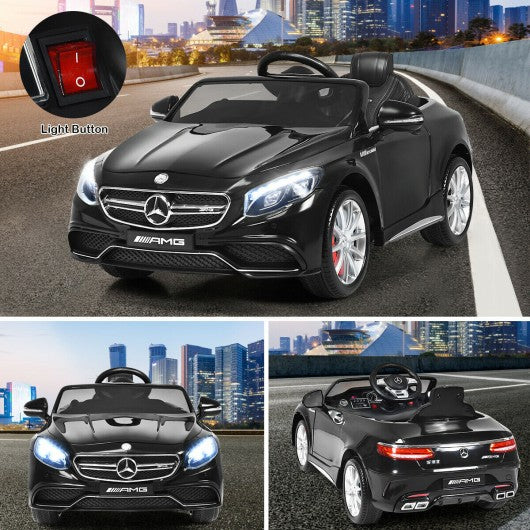 12 V Mercedes Benz S63 Licensed Kids Ride On Car