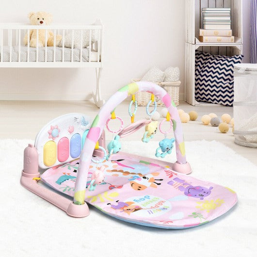 3 in 1 Fitness Music and Lights Baby Gym Play Mat