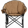 Folding Camping Moon Padded Chair with Carry Bag