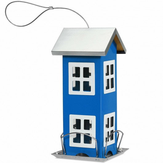 Outdoor Garden Yard  Wild Bird Feeder Weatherproof House