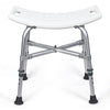 Shower Stool 6 Adjustable Height X-shaped Frame Non-Slip