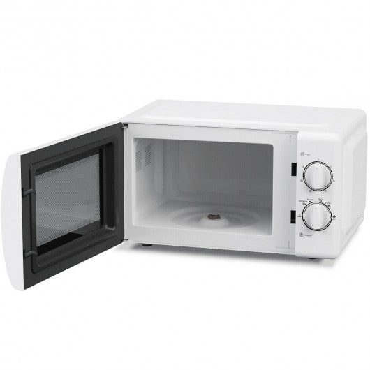 0.7 Cu. ft Retro Countertop Compact Microwave Oven