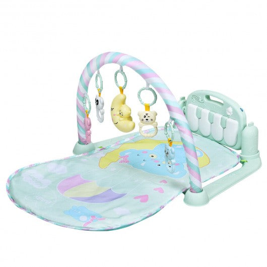 3-in-1 Baby Gym Piano Music and Lights Fun Play Mat