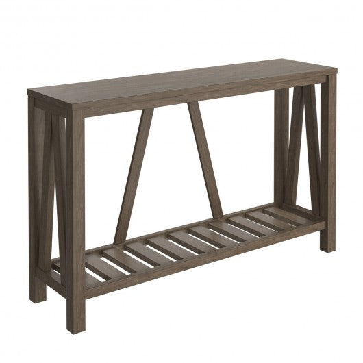 52 Inch Long Console End Sofa Table