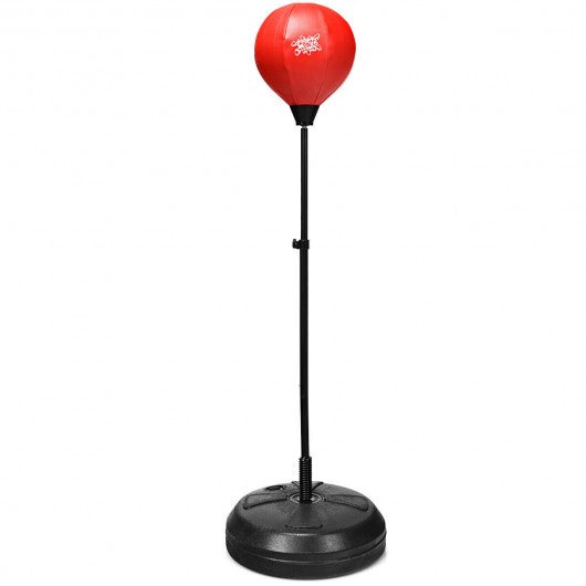 Boxing Punching Stand Set with Boxing Gloves