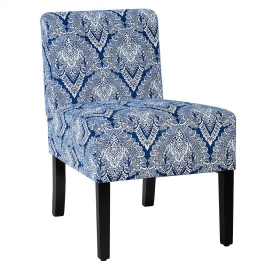 Armless Accent Upholstered Fabric Dining Chair