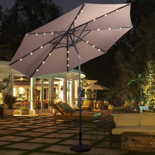 10' Hanging Umbrella Patio Sun Shade Offset Outdoor Market without Weight Base