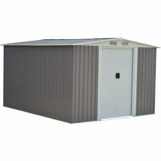 Galvanized Steel Garden Storage Shed Tool House