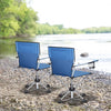 360° Free Rotation Collapsible Portable Swivel Camping Chair