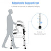 One-Button Folding Aluminum Walking Frame Walker