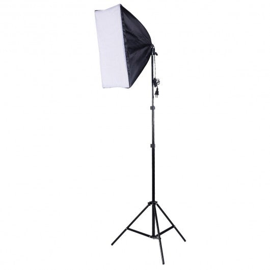 2 PCS Lighting Softbox Stand Photography Equipment Light Kit