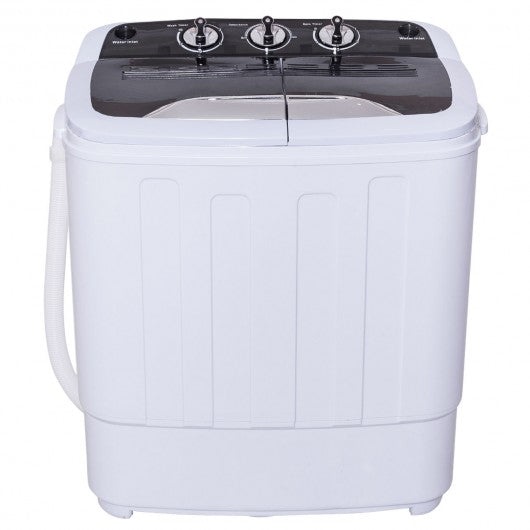 8 Lbs Compact Mini Twin Tub Washing Spiner Machine