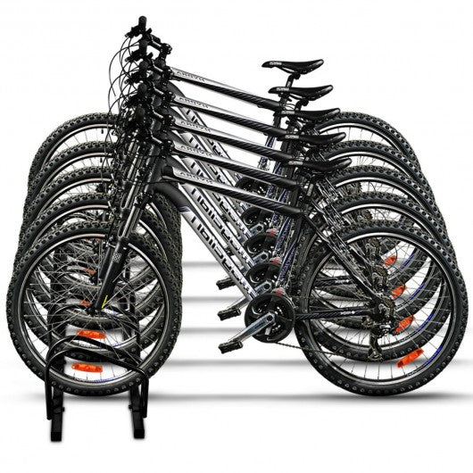 5 Bike Bicycle Stand Parking Garage Storage Organizer