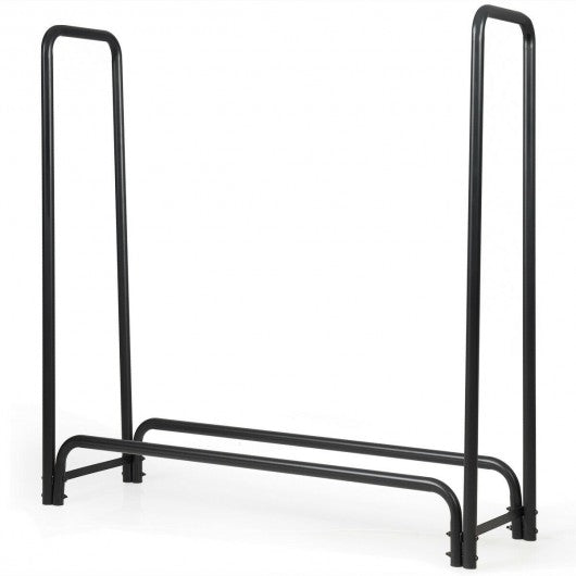 4 Feet Outdoor Steel Firewood Log Rack