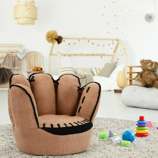 Five Fingers Baseball Glove Shaped Kids Sofa