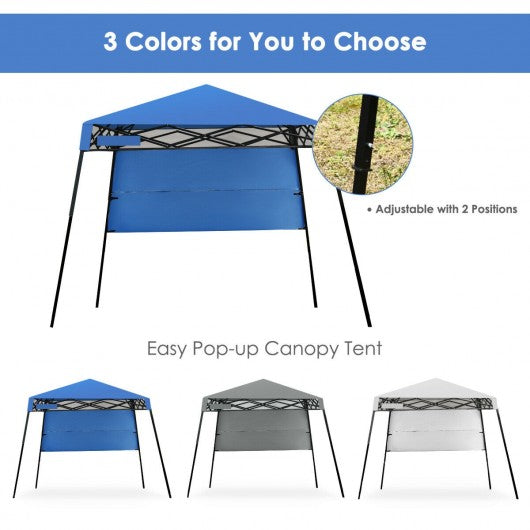 7 x 7 FT Sland Adjustable Portable Canopy Tent w/ Backpack