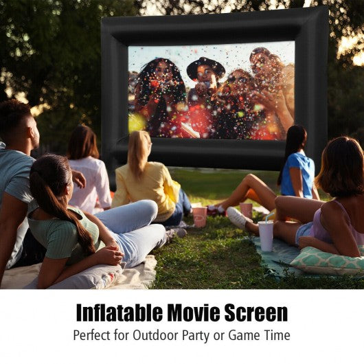 Inflatable Outdoor Movie Projector Screen with Blower