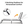 Foldable Camping Patio Chaise Lounge Chair