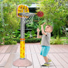 Kids Basketball Hoop Stand with Adjustable Height-Pink