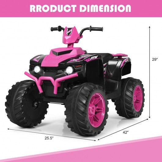 12V Kids 4-Wheeler ATV Quad Ride On Car