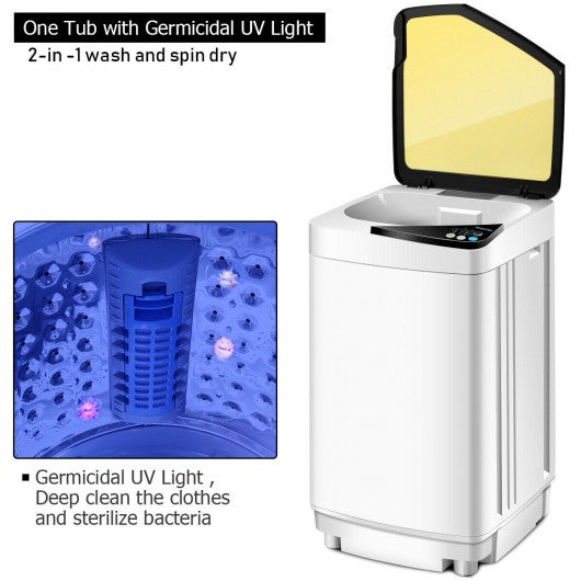 Full automatic Washing Machine 10 lbs Washer / Spinner Germicidal