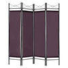 4 Panels Metal Frame Room Private Folding Screen