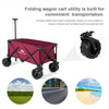 Collapsible Outdoor Utility Garden Trolley Folding Wagon