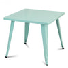 27'' Kids Square Steel Table Play Learn Activity Table-Blue