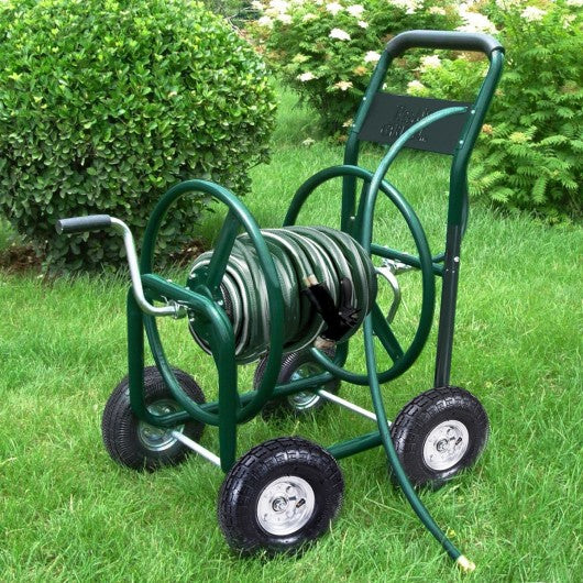350 ft Garden Yard Water Planting Hose Reel Cart