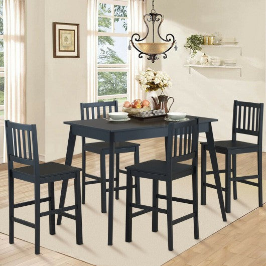 5 Piece Counter Height Dining Set Kitchen Table