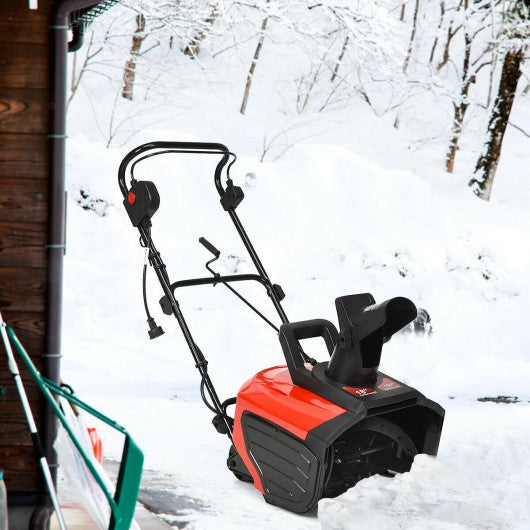 Electric Snow Thrower 15 Amp Snow Thrower Corded Snow Blower
