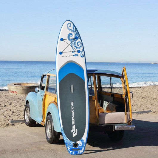 10.6' Inflatable Adjustable Paddle Board with Carry Bag