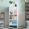 Bathroom Single Door Storage Floor Towels Cabinet