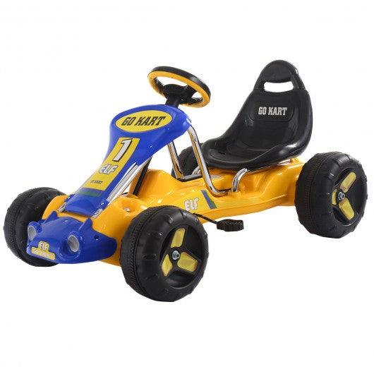 Go Kart Kids Ride On Car Pedal Powered Car 4 Wheel Racer Toy Stealth Outdoor