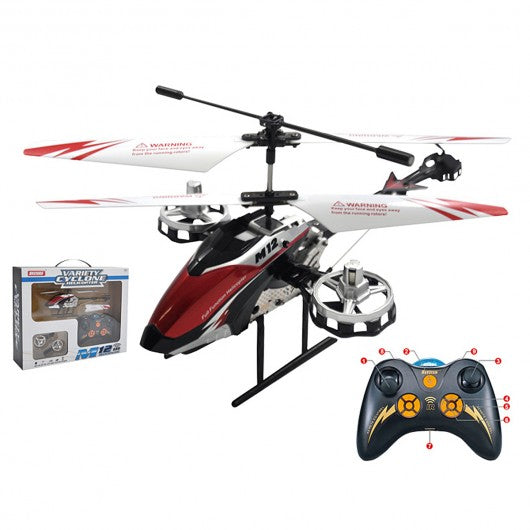 New Skytech 4.5CH M12 Infrared RC Helicopter Shoot Bubbles With Gyro 3 Color
