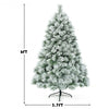 6 ft Premium Hinged Artificial Christmas Tree