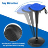 Adjustable Swivel Sitting Balance Wobble Stool Standing Desk Chair