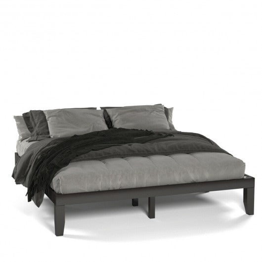 14 Inch King Size Wood Platform Bed Frame