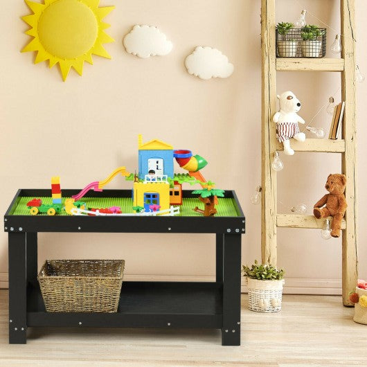 Solid Multifunctional Wood Kids Activity Play Table